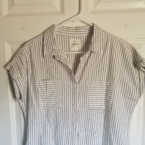 Thread and Supply stripped button up shirt
